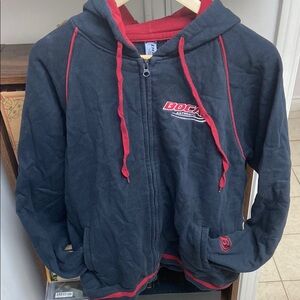 Vintage 90’s Boca Authentic Navy and Red Hoodie